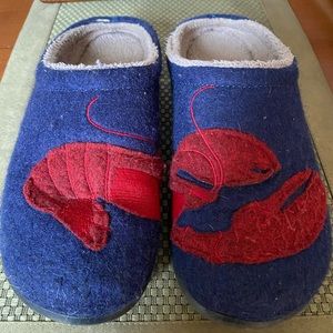 LL Bean Lobster Slide Slippers 9 but 8.5 with socks fits fine 🦞